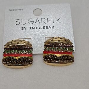 Hamburger Earrings